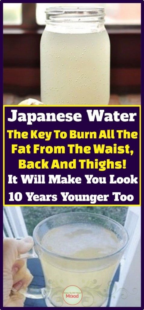 Japanese Water: The Drink That Burns Fat